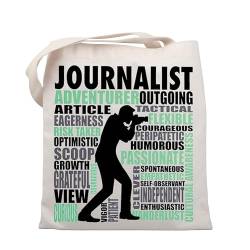 UJIMS Journalisten-Geschenk für Frauen, Journalismus-Tragetasche, Nachrichten-Reporter, Journalisten, Abschlussgeschenk, Gerichtsreporterin, Journalistbag von UJIMS