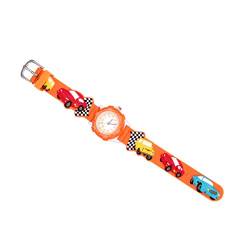 UKCOCO Auto Für Kinder Kinder Uhr 3D Cartoon Kinder Kleinkind Armbanduhr Cartoon Auto Muster Analoge Uhr für für 3-10 Jahre Jungen Mädchen Kleines Kind wasserdichte Kinderuhr von UKCOCO