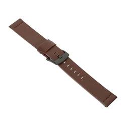 UKCOCO Uhrenarmbänder Universal- Uhren 18/20/ 22 Mm Leder- Uhren Braunes Schnellverschluss- Uhren Edelstahl- Schlie?e Weiche Uhrenarmb?nder Ersatz- Universal- Uhrenarmb?nder für Herren von UKCOCO