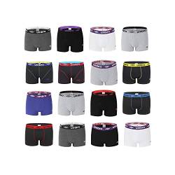 Boxershorts Herren Pack Surprise, Unterhosen Männer, Zufälliges Muster, Hypoallergen (6er Pack), Blau, S von UMBRO