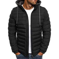 UPOI Herren Hoodie Pullover Sweatshirt Kapuzenpullover Langarm Hoodie Männer Elegant Sweatshirt mit Reißverschluss Warm Pullover Casual Kapuzenjacke Tops Outdoor Sportjacke Kapuzenpullover von UPOI