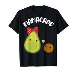 USA Mamacado T-Shirt Cute Avocado Pregnant Mom Gift Shirt T-Shirt 100% Cotton Black S von UR ANMEI