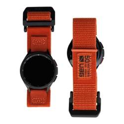 URBAN ARMOR GEAR UAG Uhrenarmband für Samsung Galaxy Watch FE, Watch6 40/44 mm, Watch6 Classic 43/47 mm, passend für 20 mm Bandanstoß, sportliches Nylon-Ersatzarmband von URBAN ARMOR GEAR