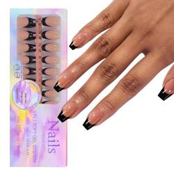 150 Stück French Tip Press on Nails künstliche Nägel vollständige Abdeckung künstliche Ballerina Nägel natürliche künstliche Nägel Press on Nails DIY Nagelkunst für Frauen von URFDCAD