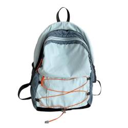 Funktioneller Rucksack In Kontrastfarbe Für Damen Und Herren Büchertasche Rucksack Mit Bungee Kordel Vielen Taschen Reise Laptop Rucksack von URTERYSER