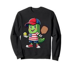 Lustiges Pickleball USA Paddle Ball Amerika Paddelball Sweatshirt von US Pickleball Outfit für Spieler Herren Damen