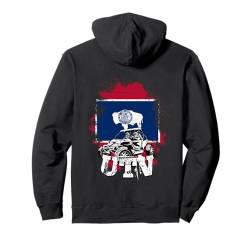 UTV Riding UTV Racing Wyoming Flagge UTV Pullover Hoodie von UTV Gifts for Men