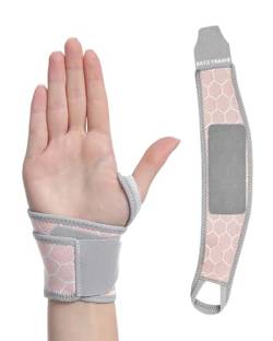 UYRVAPE Handgelenk Bandagen Handgelenkstütze Verstellbare Handgelenkbandage für Herren Damen, Atmungsaktive Karpaltunnel Bandage Handgelenk für Arthritis Schmerzlinderung(Rosa) von UYRVAPE