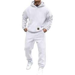 Udbeksid Jogginganzug Für Herren Damen Y2K Hooded Tops+Hose Tracksuit Buchstaben Druck Lose Hoodies Und Jogginghosen Hip Hop Unisex Pullover Sporthosen Anzug Zweiteiliger Jogginganzug mit Pullover von Udbeksid