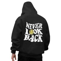 Udbeksid Kapuzenpullover Herren 2024 Hoodie Männer mit Backprint Sweatshirt Streetwear Sweatjacke Langarm Kapuzenpulli Frühling Herbst Winter von Udbeksid