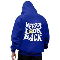 Udbeksid Kapuzenpullover Herren 2024 Hoodie Männer mit Backprint Sweatshirt Streetwear Sweatjacke Langarm Kapuzenpulli Frühling Herbst Winter von Udbeksid