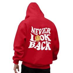 Udbeksid Kapuzenpullover Herren 2024 Hoodie Männer mit Backprint Sweatshirt Streetwear Sweatjacke Langarm Kapuzenpulli Frühling Herbst Winter von Udbeksid