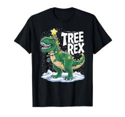 Weihnachten Tshirt Christmas Weihnachtsmann Dinosaurier T-Shirt von Ugly Christmas Geschenk Kleidung Xmas Weihnachten