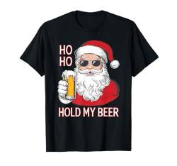 Weihnachten Tshirt Christmas Weihnachtsmann Santa Bier T-Shirt von Ugly Christmas Geschenk Kleidung Xmas Weihnachten