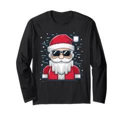 Weihnachten Tshirt Christmas Weihnachtsmann Santa Claus Langarmshirt von Ugly Christmas Geschenk Kleidung Xmas Weihnachten