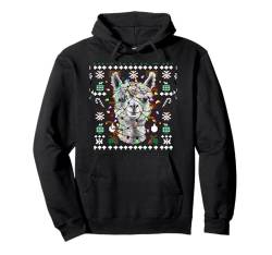 Weihnachten Tshirt Lama Christmas Weihnachtsmann Alpaka Pullover Hoodie von Ugly Christmas Geschenk Kleidung Xmas Weihnachten