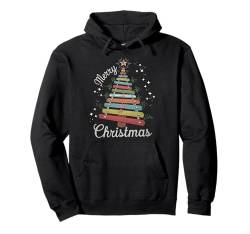 Xylophon Xmas Tree Glockenspiel Weihnachtsbaum Christmas Pullover Hoodie von Ugly Xmas Musiker Weihnachten Pullover Instrumente