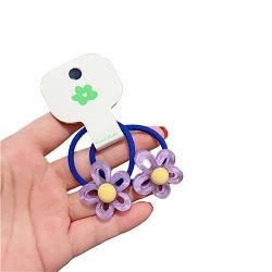 2 Stück Blumen Haarband Für Kinder Mädchen Modisch Süßes Blumen Haarseil Elastische Stirnbänder Kleinkind Kopfschmuck Zubehör Blumen Haarband Blumenförmiges Haarband Für Mädchen von Ukbzxcmws