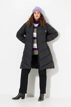 Große Größen HYPRAR Steppmantel, Damen, schwarz, Größe: 50/52, Polyester/Synthetische Fasern, Ulla Popken von Ulla Popken