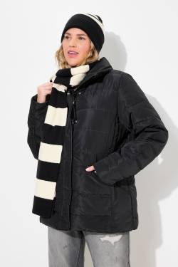 Große Größen Steppjacke mit leichter Wattierung, Damen, schwarz, Größe: 54/56, Polyester, Ulla Popken von Ulla Popken