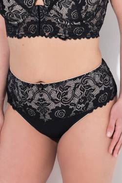 Große Größen TRUYOU String-Panty, Damen, schwarz, Größe: 42/44, Synthetische Fasern/Elasthan, Ulla Popken von Ulla Popken