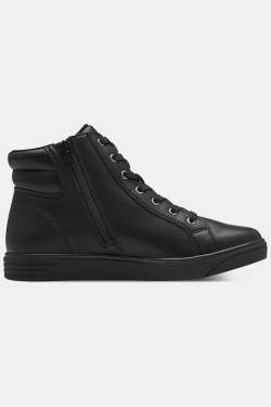 Leder-Sneaker, Damen, schwarz, Größe: 37, Polyester/Synthetische Fasern, Ulla Popken von Ulla Popken