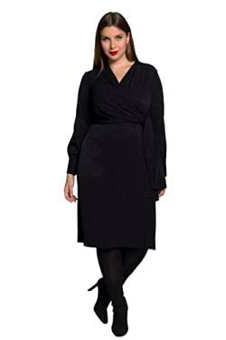 Ulla Popken Damen große Größen Übergrößen Plus Size Kleid schwarz 42+ 813140130-42+ von Ulla Popken