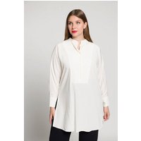 Ulla Popken Longbluse Longtunika Oversized Stehkragen Fledermaus-Langarm von Ulla Popken