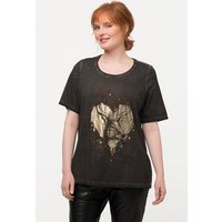 Ulla Popken Rundhalsshirt Trachten-T-Shirt Hirsch Classic Rundhals Halbarm von Ulla Popken