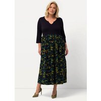 Ulla Popken Sommerkleid Jerseykleid Schmetterlinge Tunika-Ausschnitt von Ulla Popken