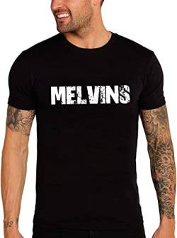 Herren Grafik T-Shirt Melvins Öko-Verantwortlich Vintage Jahrgang Kurzarm Lustige Druck Geburtstag Geschenk Mann Dunkelschwarz L von Ultrabasic