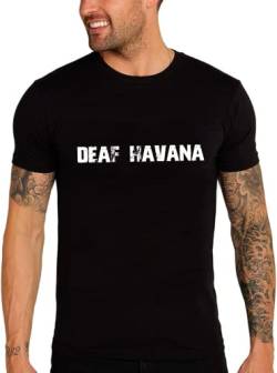 Herren T-Shirt Taubes Havanna – Deaf Havana – Geschenkideen Jahrgang Grafik Tshirt Männer Dunkelschwarz M von Ultrabasic