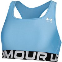 Under Armour Authentics Mid Branded Sport-BH Damen in blau, Größe: L von Under Armour