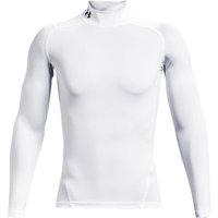 Under Armour Heatgear Comp Mock Longsleeve Herren in weiß, Größe: M von Under Armour