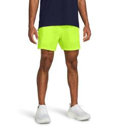 Under Armour Herren Laufshorts Launch high-vis Yellow-high-vis Yellow - Reflective S von Under Armour