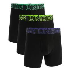 Under Armour Men's Performance Cotton 6" 3 Pack Solid Boxer Briefs von Under Armour