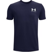 Under Armour Sportstyle Left Chest T-Shirt Jungen in blau, Größe: 140 von Under Armour