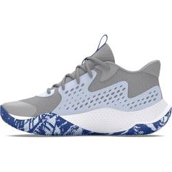 Under Armour Unisex Ua Jet '23 Basketball Schuhe, Mod Gray Nimbus Blue Tech Blue, 38.5 EU von Under Armour