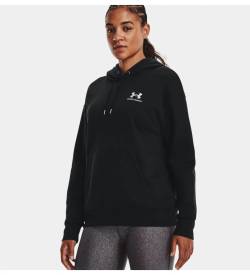 Under Armour für Damen. 1373033 UA Essential Fleece Sweatshirt schwarz (S), Lässig, Sportlich, Baumwolle, Multisport von Under Armour