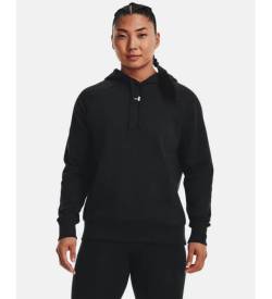 Under Armour für Damen. 1379500 UA Rival Fleece Sweatshirt schwarz (XS), Lässig, Sportlich, Baumwolle, Multisport von Under Armour