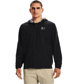 Under Armour für Herren. 1361621 UA Sportstyle Windbreaker Jacke Schwarz (XL), Lässig, Polyester, Langarm von Under Armour