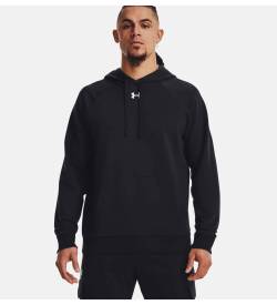 Under Armour für Herren. 1379757 UA Rival Fleece Hoodie Schwarz (XL), Lässig, Sportlich, Baumwolle, Multisport von Under Armour