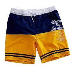 Corona Extra Striped Stretch Boardshorts, mehrfarbig, L/XL von Underbrands