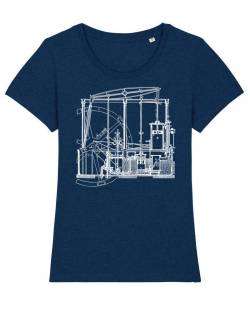 Maschinenbau T-Shirt Dampfmaschine von Unipolar