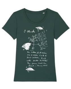 Science-T-Shirt Biologie Modell: Evolutionstheorie von Unipolar