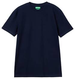 United Colors of Benetton Herren 3m1pu102w T-Shirt, Dunkelblau 016 V2, XXL von United Colors of Benetton