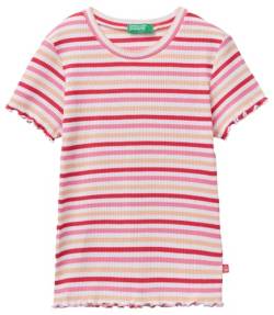 United Colors of Benetton Mädchen 3w5bc10h7 T-Shirt, Mehrfarbig 970, 3XL von United Colors of Benetton