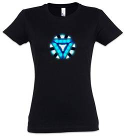 Urban Backwoods Arc Reactor III Damen T-Shirt Schwarz Größe L von Urban Backwoods