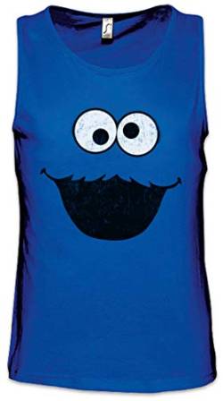 Urban Backwoods Cookie Monster Herren Männer Tank Top Training Shirt Blau Größe S von Urban Backwoods