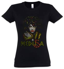 Urban Backwoods Medusa Damen T-Shirt Schwarz Größe S von Urban Backwoods